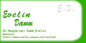 evelin damm business card